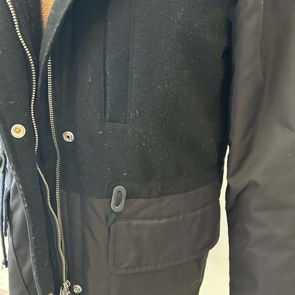 Gap Black 3-in-1 Utility Parka Coat Size S - Picture 6 of 16